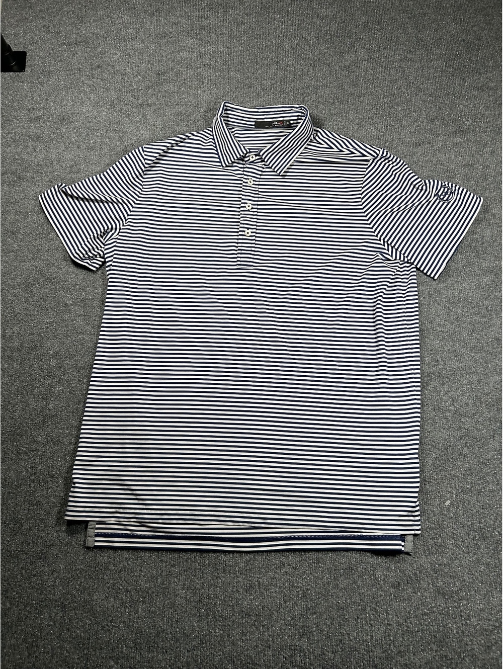 RLX Ralph Lauren Striped Polo Shirt Size XL
